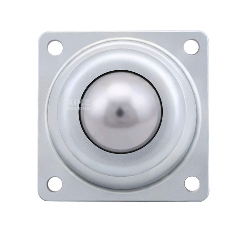 XiKe 6 Pack 1-1/2"" Roller Ball Transfer Bearings, Hard Chrome Steel Ball Transfer Unit with Swivel Ball Caster Rollers, Used for Roller Stand, Conveyors,Transfer Equipment and Transmission System - Image 3